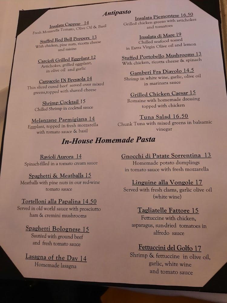 Capri Italian Restaurant South Bend Menu image 2