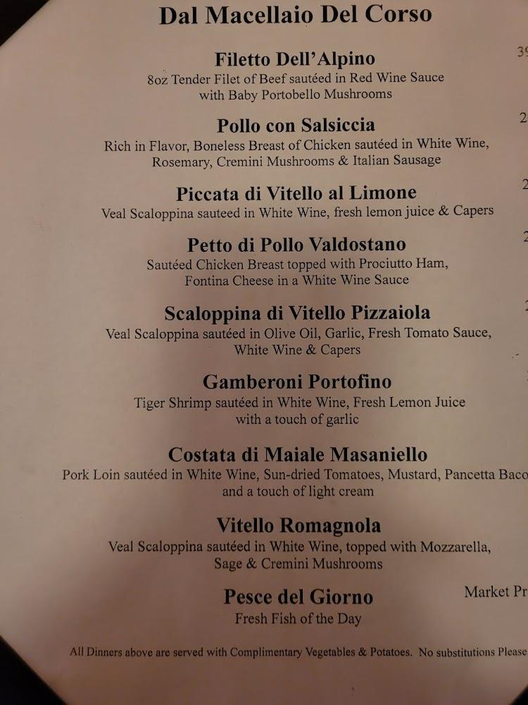 Capri Italian Restaurant South Bend Menu image 4